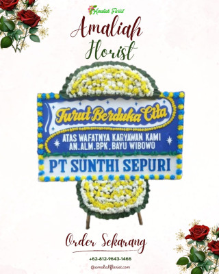 Papan Bunga Duka di Talegong