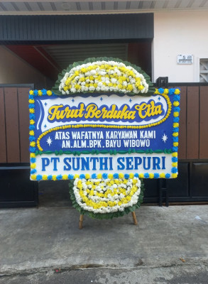 Papan Bunga Duka di Talegong