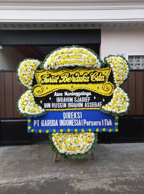 Papan Bunga Duka di Talegong